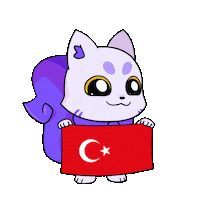 Flag Turkey Sticker by Lucky Kat Studios
