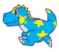 ASOBISKI run dinosaur dino marathon Sticker