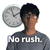 Relaxed Slow Down Sticker