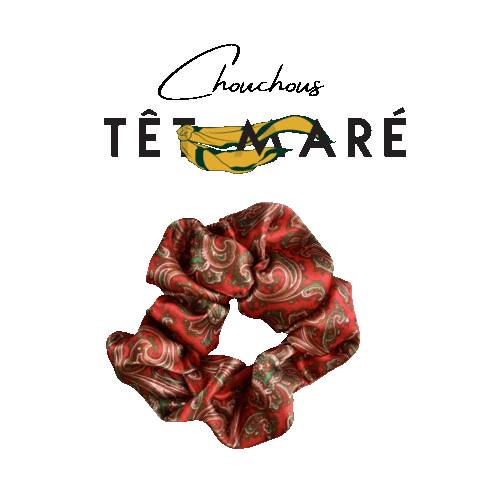 tetmare scrunchie scrunchies satin chouchous Sticker