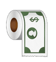 Toilet Paper Design Sticker by jessicavwalsh