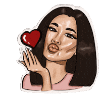 Flying Kiss Love Sticker