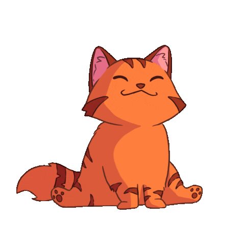 Cat Chill Sticker by Lofi Girl