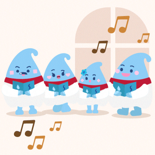 FevaWorks giphyupload silent night 滴惜仔 water save dave GIF