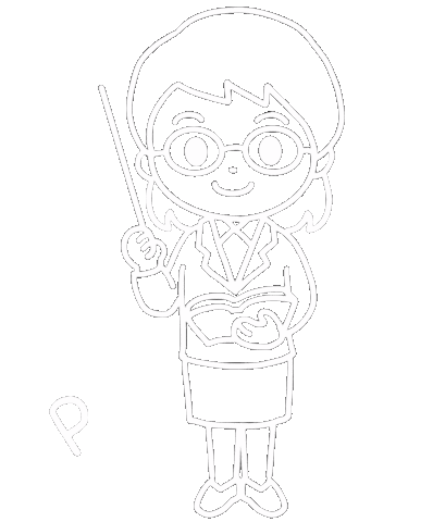 Point Teacher Sticker by MEDIC MEDIA kango