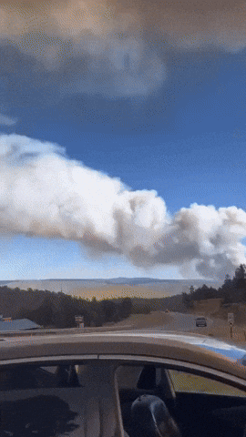 Wildfire Smoke Fills Sky Over Ruidoso as Evacuations Ordered