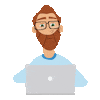 Glasses Smile Sticker by BestWebSoft