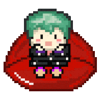 Happy Pixel Sticker