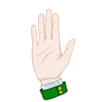 Click Give Me Five Sticker by Stickerpacks.design