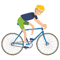 Bike Bicycle Sticker by Discover Batesville