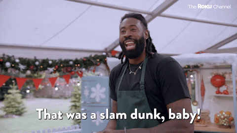 The Great American Baking Show Celebrity Special GIF by The Roku Channel