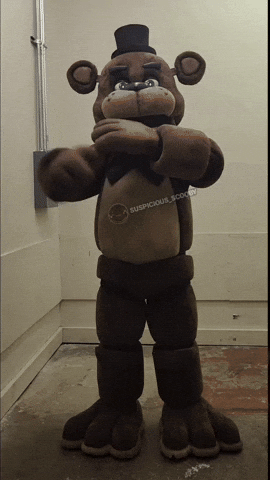 Suspicious_Scooby meme fnaf freddy macarena GIF