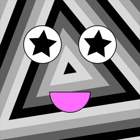 Black And White Smile GIF by Jen Stark