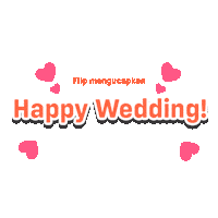 Wedding Love Sticker by Flip.id