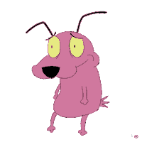 thdeu cartoon halloween scare courage Sticker