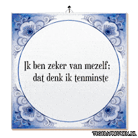 Humor Focus Sticker by Tegelspreuken.nl