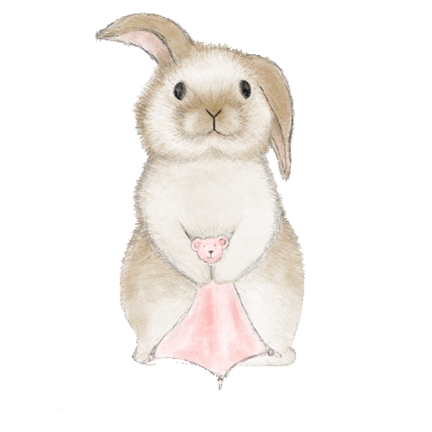 Easter Bunny Sticker by Sparks & Daughters