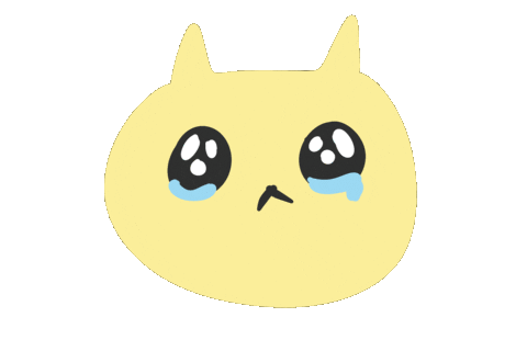 Sad Cat Sticker