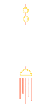 yataimarket neon mask dragon china Sticker