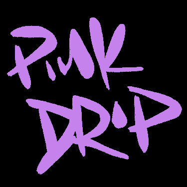 pinkdrp pinkdrp pinkdrop pink drop purple logo GIF
