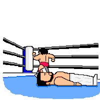 wrestling STICKER