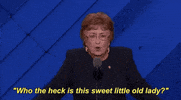 Old Lady Dnc GIF by Election 2016