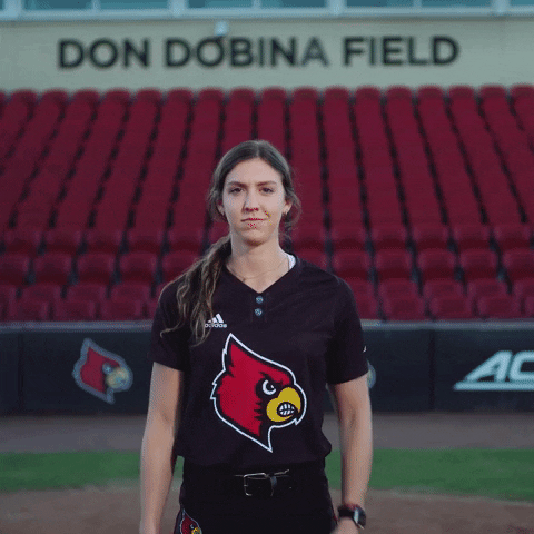University Of Louisville Softball GIF by Louisville Cardinals