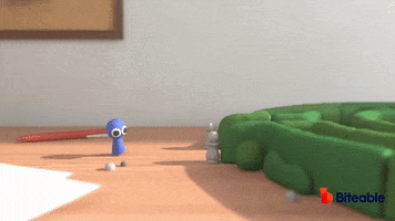 Biteable confused lost maze biteable GIF