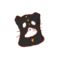 fox mask Sticker
