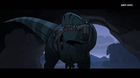 T Rex Dinosaur GIF by Adult Swim