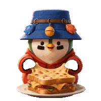 Hungry Grilled Cheese Sticker by ZaddyFi