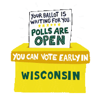 Vote Early Election 2020 Sticker by Creative Courage