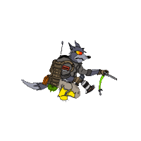 Lonewolf Sticker by Time on Target