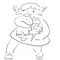 猫 犬 Sticker