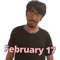 February 17 Sticker