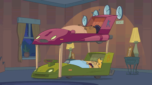 tired bunsen is a beast GIF by Nickelodeon