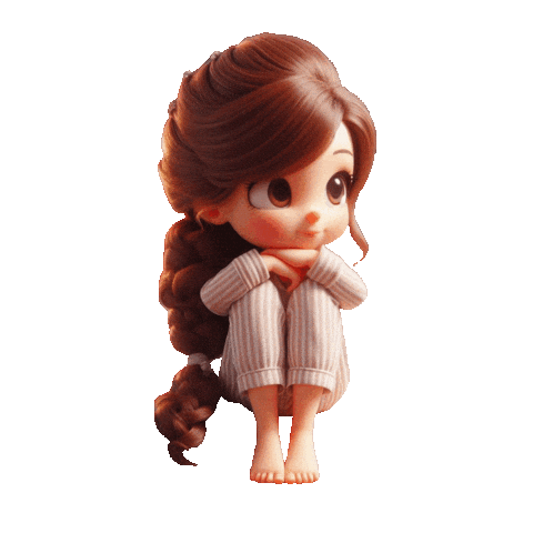 elistorycriativo sitting menina garota menininha Sticker