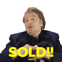 Auctioning Al Pacino Sticker by BuzzFeed