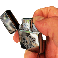 StogiesnBogeys logo golf cigar lighter Sticker