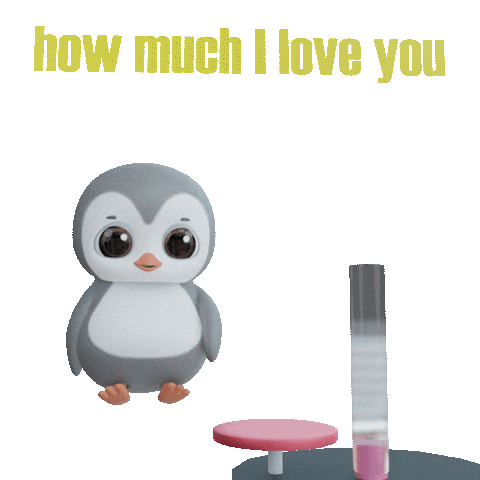 I Love You Sticker Sticker by Pengu
