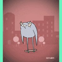 monster skate GIF by alain