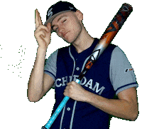 Happy Baseball Sticker by SVHV Schiedam
