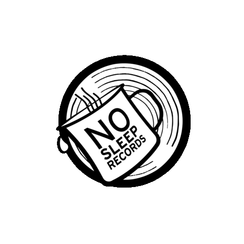 nosleeprecords giphyupload music emo record label Sticker
