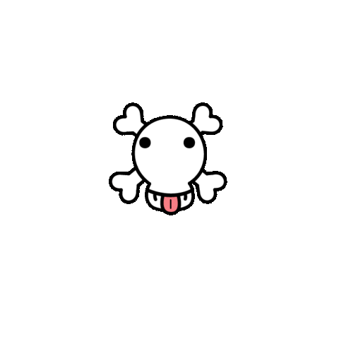 Dying Laughing Death Sticker