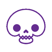 Eyes Skull Sticker by 100% Soft