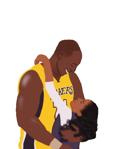 Basketball Lakers Sticker
