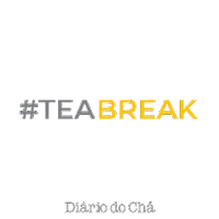 diariodocha relax tea break tea time Sticker