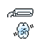 Pixel Summer Sticker