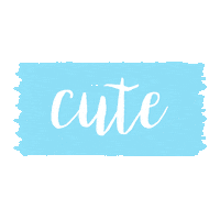 bluecute Sticker by BearHugsGifts