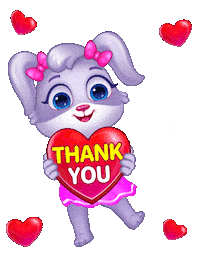 Thank You So Much Sticker by Lucas and Friends by RV AppStudios